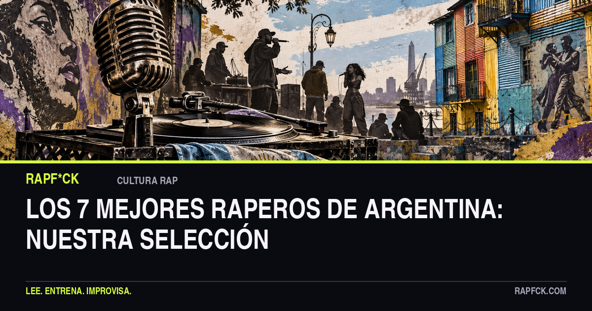 Los 7 mejores raperos de Argentina: nuestra selección