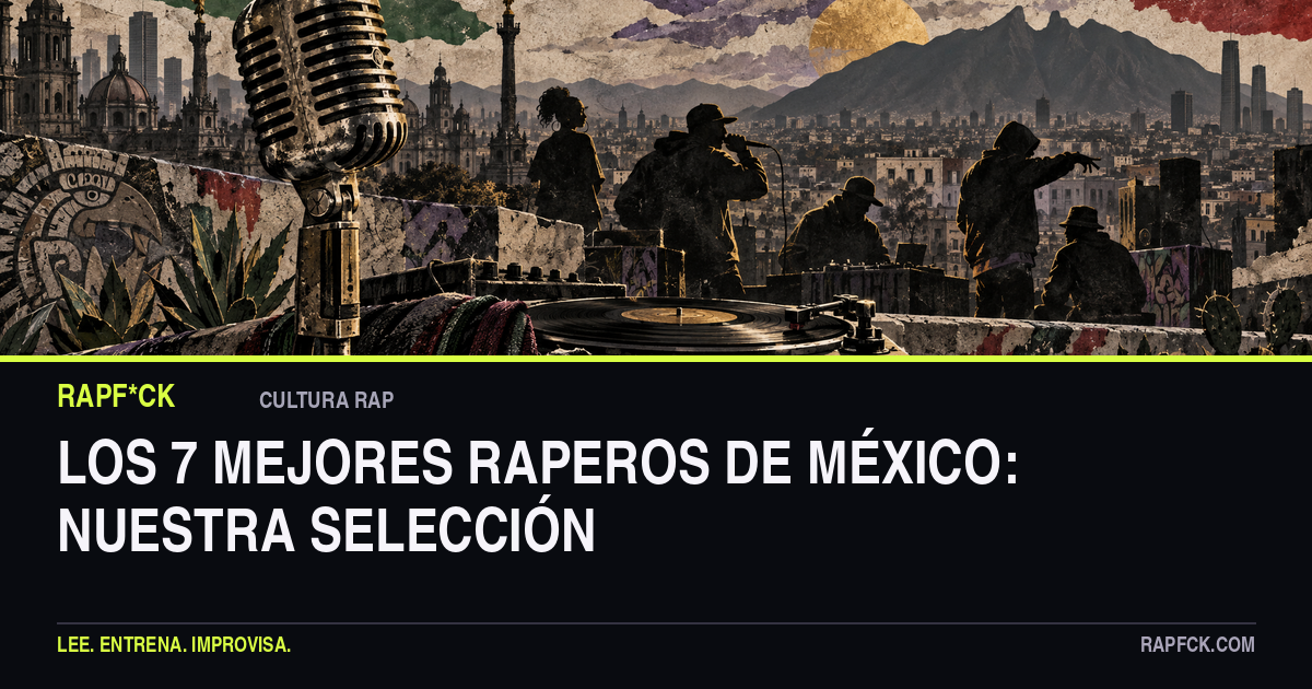 Los 7 mejores raperos de México: nuestra selección
