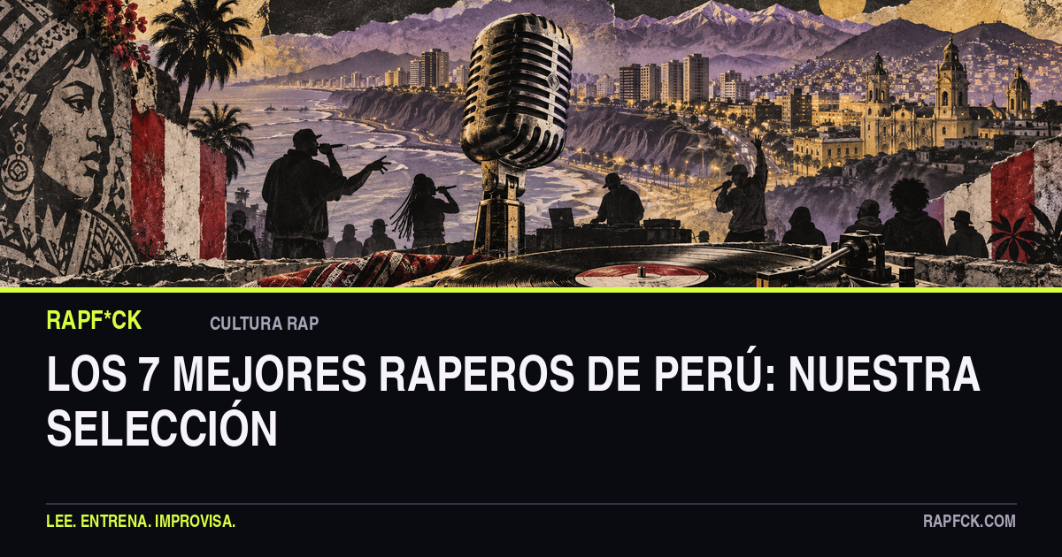 Los 7 mejores raperos de Perú: nuestra selección