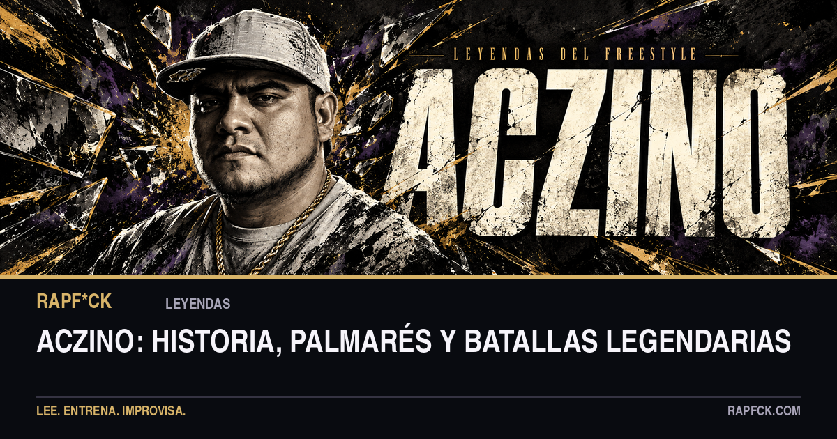 Aczino: historia, palmarés y batallas legendarias